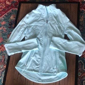 LULULEMON light blue/mint blue jacket size 4